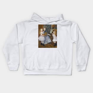 The Daughters of Catulle Mendes by Auguste Renoir Kids Hoodie